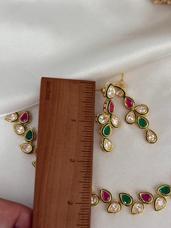 Polki Kundan Choker/necklace Set