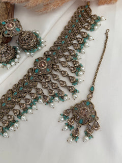Polki Antique choker Set