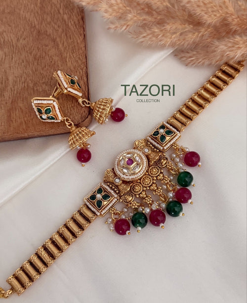 Saya choker Set x jhumki