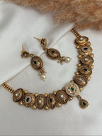 Red & Green Antique Necklace Set