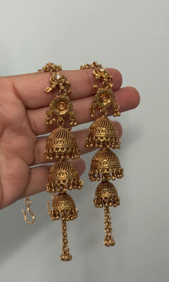 Triple jhumki sahara