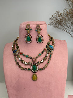 Sabyasachi layered Necklace Set