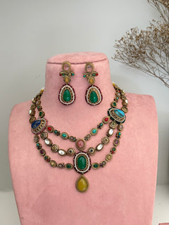 Sabyasachi layered Necklace Set