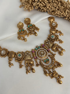 Heritage gold imitation necklace Set
