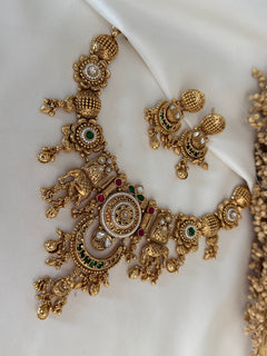 Heritage gold imitation necklace Set