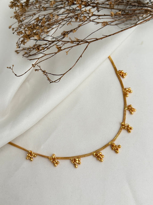 Gold imitation ghoongroo chain
