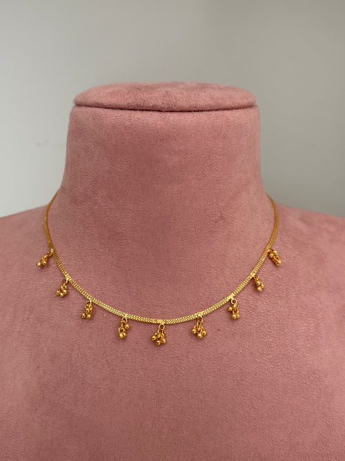 Gold imitation ghoongroo chain