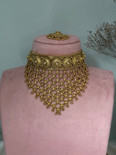 Sofia Gold Choker Set