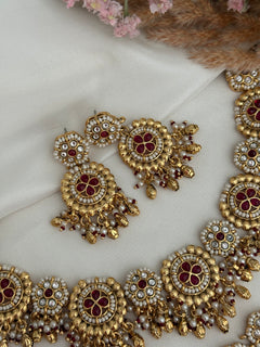 Sakhi Kundan Necklace Set