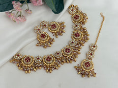 Sakhi Kundan Necklace Set