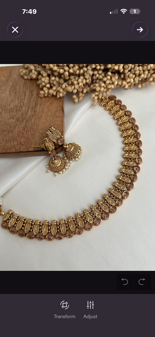 Gold Necklace Set