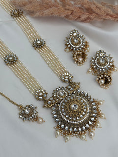 Pearl Kundan Rani Haar
