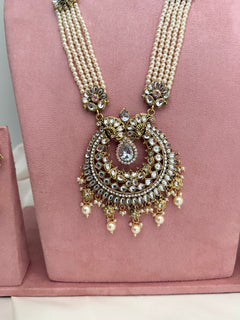 Pearl Kundan Rani Haar