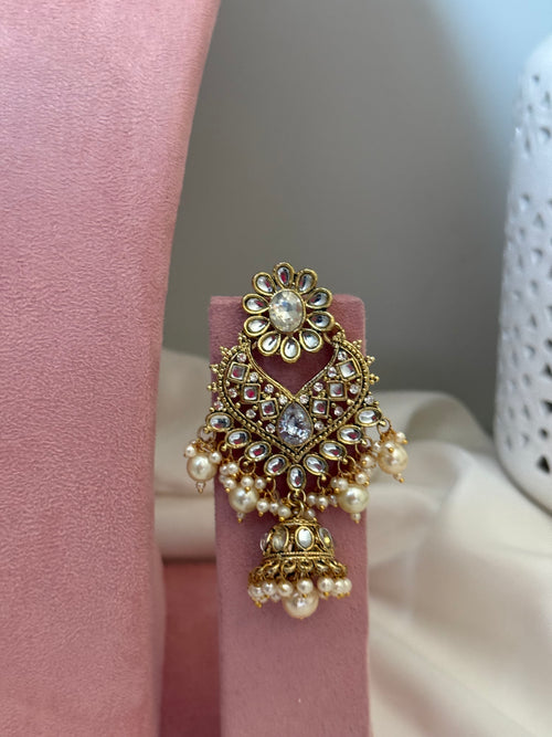Pearl Kundan Rani Haar