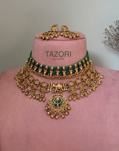 Kashmir double Necklace Set