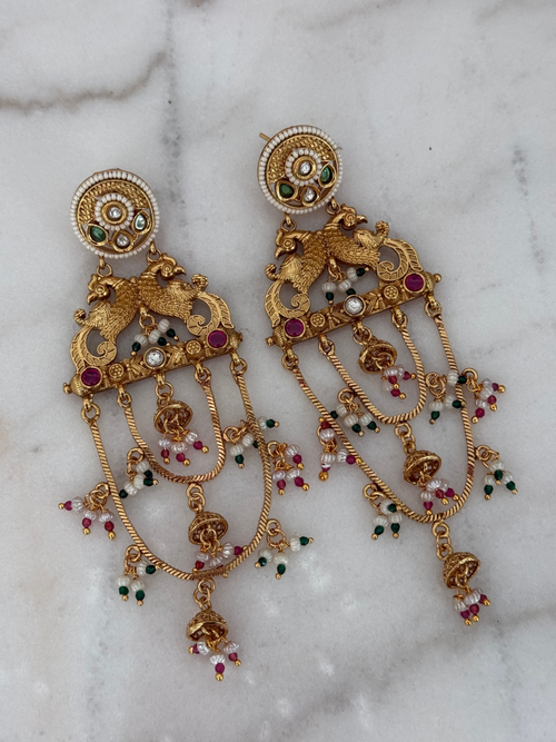 Heritage Kundan Earrings
