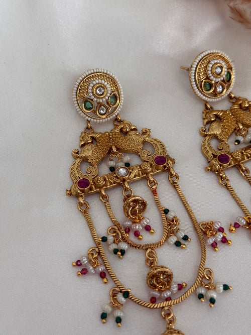 Heritage Kundan Earrings