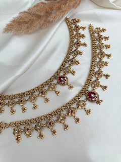 Gold imitation bridal anklets