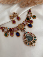 Sabyasachi inspired Multi-Colour Necklace Set