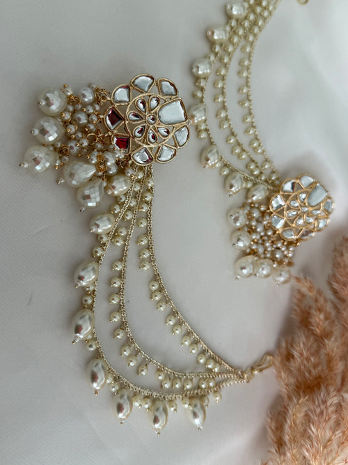 Pearl earrings Set