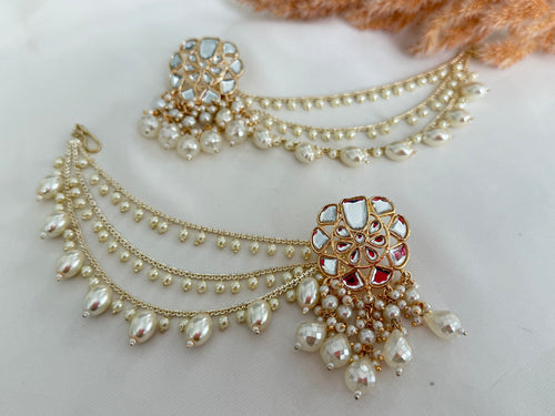 Pearl earrings Set