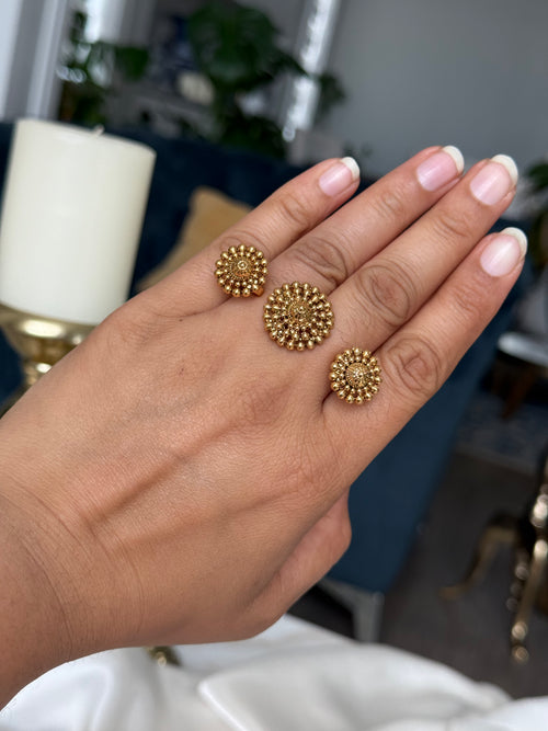 Gold imitation Adjustable Ring