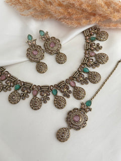 Zara Polki Necklace Set