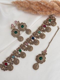 Zara Polki Necklace Set