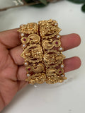 Matte Gold Lakshmi Goddess Kada Set