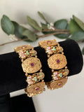 Antique Gold Lakshmi Goddess Kada Set