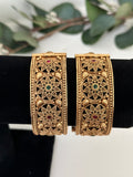 Antique Matte Gold Kada Set