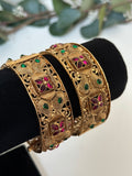 Antique Gold Kada Set