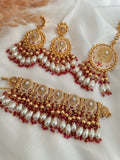 Rani Pink Gold Choker Set