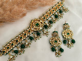 Pakistani Green Kundan Choker Set