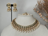 Pearl Kundan Necklace Set