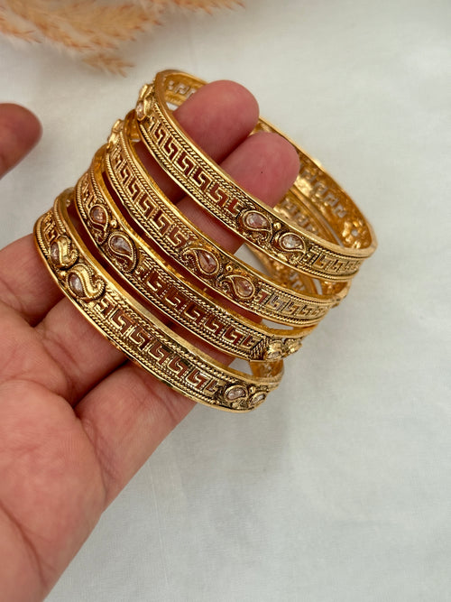 Gold Imitation Bangle Set