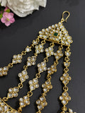 Green Kundan Passa Bridal