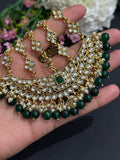 Green Kundan Passa Bridal