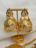 Piple Pati Jhumka Tikka Set