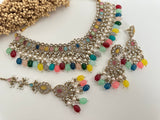 Multi-Colour Antique Necklace Set