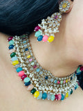 Multi-Colour Antique Necklace Set