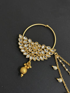 Bridal Kundan Nose Ring