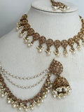 Gold Polki Bahubali Necklace Set