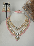 Pink Uncut Kundan Rani Haar