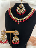 Red Kundan Necklace Set