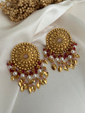 Ruby Piple Pati Earrings Tikka Set