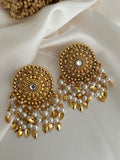 Pearl Piple Pati Earrings Tikka Set