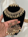 Pearl Polki Necklace Set