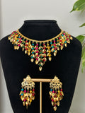 Traditional Multi-Colour Piple Pati Set