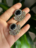 Black Victorian Diamond Studs